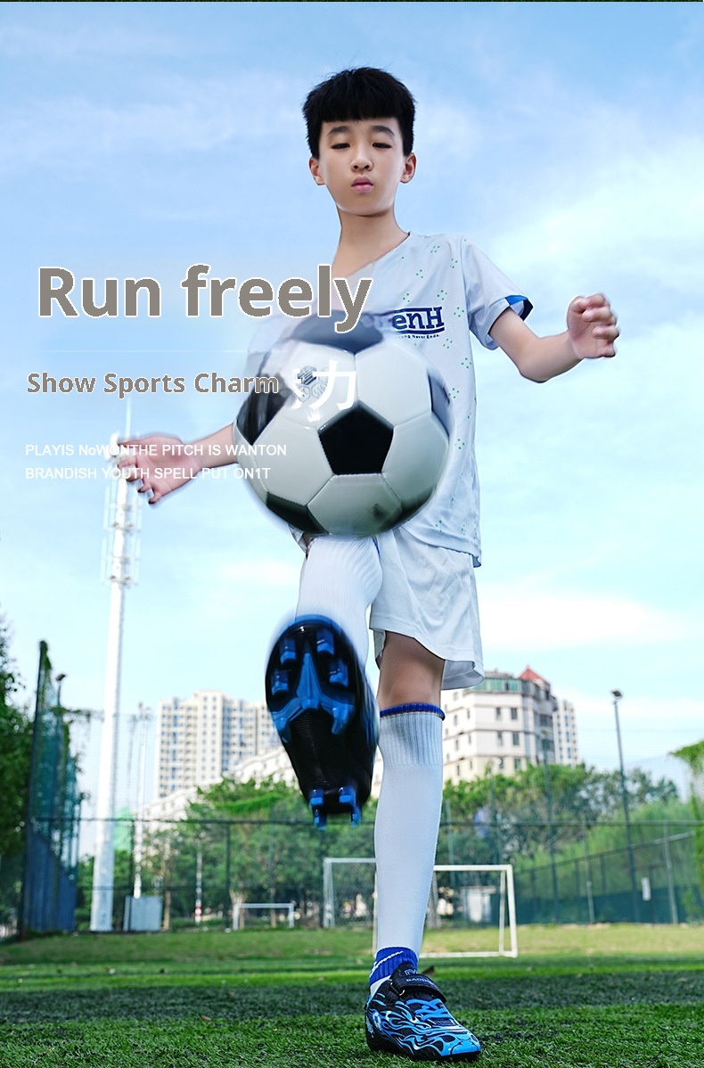 ShoeGlobe Cross-Border Children's Boys Girls Elementary School Kindergarten Parent-Child TF Turf Artificial Grass AG Cleats_voghion.com