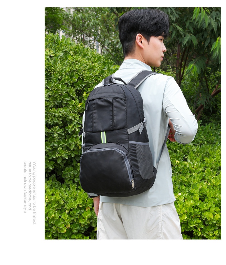 ActiveGo Outdoor Men's And Women's Ultra-light Sports Skin Foldable Backpack Mountaineering Waterproof Travel Large Capacity_voghion.com