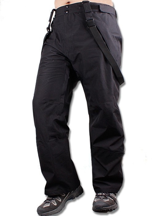 001 Authentic Outdoor Sports Windproof Waterproof Bib Two-Piece Set Detachable Three-Layer Laminated Ski Pants For Men_voghion.com