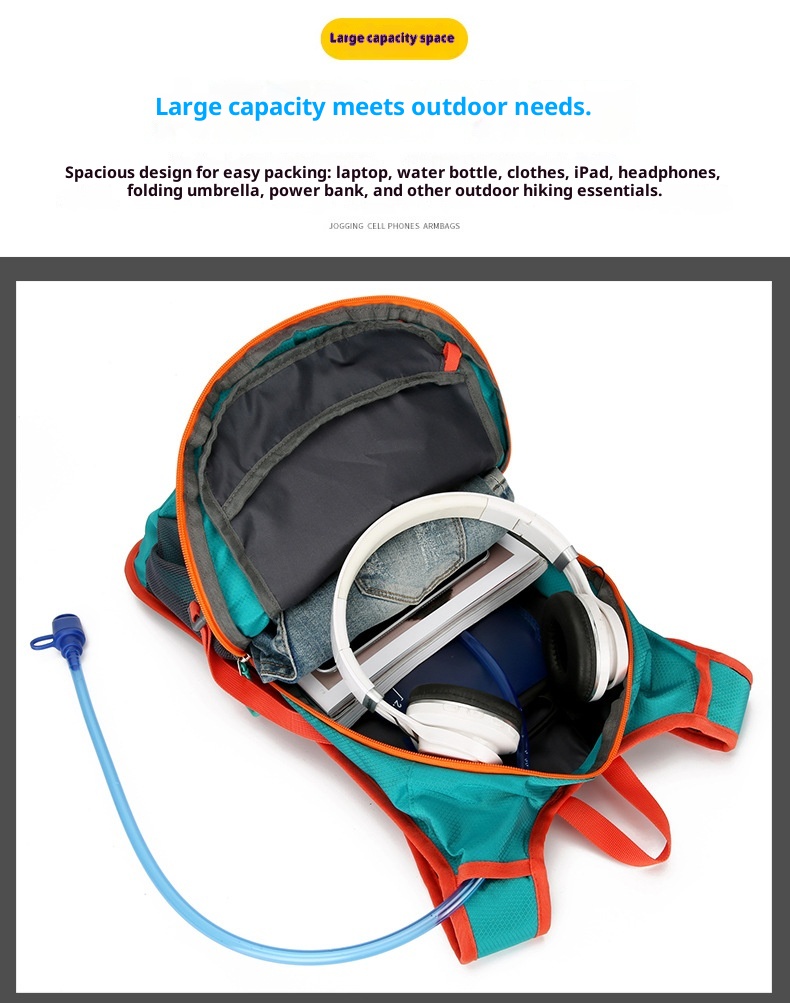 ActiveGo Cross-border New Trendy Outdoor Cycling For Men, Borsa da trekking sportiva di alta qualità, Zaino da viaggio di grande capacità_voghion.com