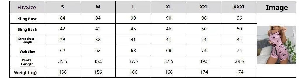 ChicShe European And American Cross-Border Hot-Selling Homewear Heart Print Camisole Shorts Cual Ribbed Wearable Women's_voghion.com