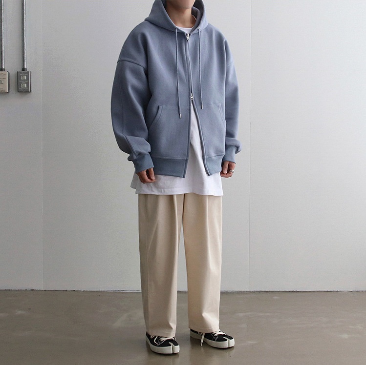 boy European And American Cross-Border 2023 Autumn Winter New Hooded Solid Color Cardigan Versatile Japanese Style Simple_voghion.com