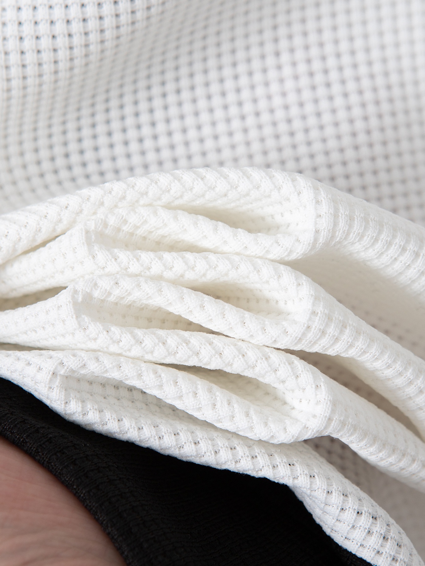 001 European American New Autumn And Winter Cross-Border Men's Daily Waffle Color Block Long Sleeve Jacket_voghion.com