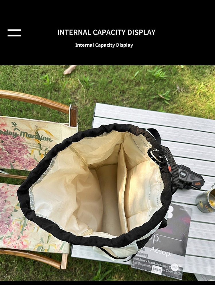 ActiveGo 2025 Summer Badmito Lightweight Travel Backpack Wome's Outdoor Moutaieerig Sports Large Capacity Drawstrig Bag_voghion.com