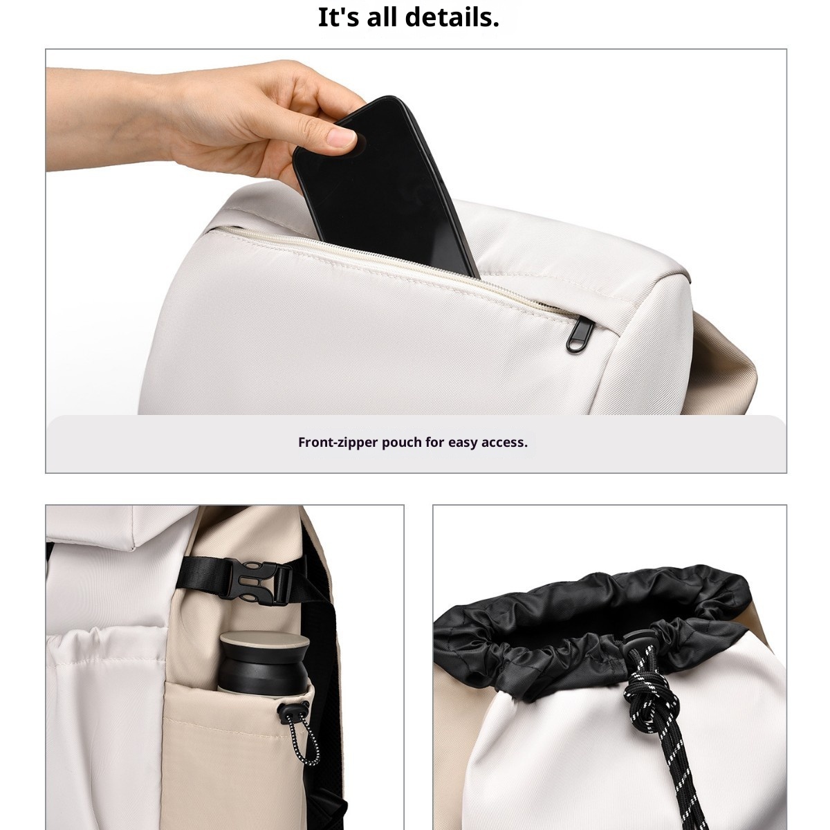 ActiveGo Large Capacity Hiking Backpack School Female College Students Travel Mountaineering Double Shoulder Lightweight Laptop_voghion.com