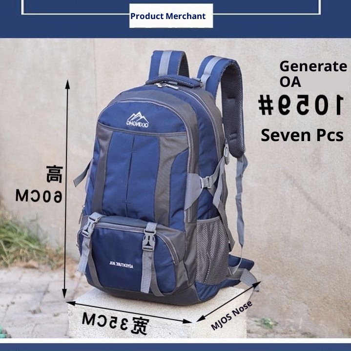Sac à dos ActiveGo 60L/80L pour le sport, grande capacité, idéal pour les voyages, les études et les courts séjours. Convient également aux femmes._voghion.com