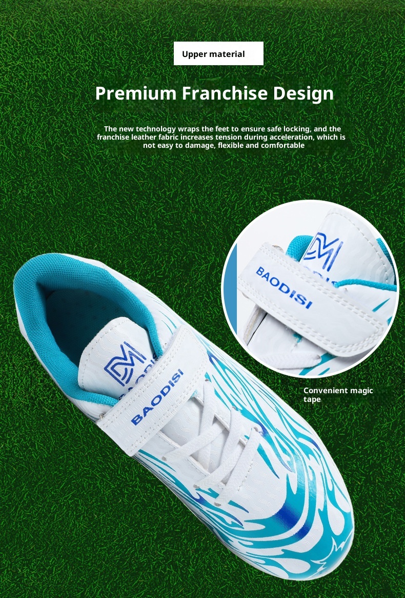 ShoeGlobe Cross-Border Children's Boys Girls Elementary School Kindergarten Parent-Child TF Turf Artificial Grass AG Cleats_voghion.com