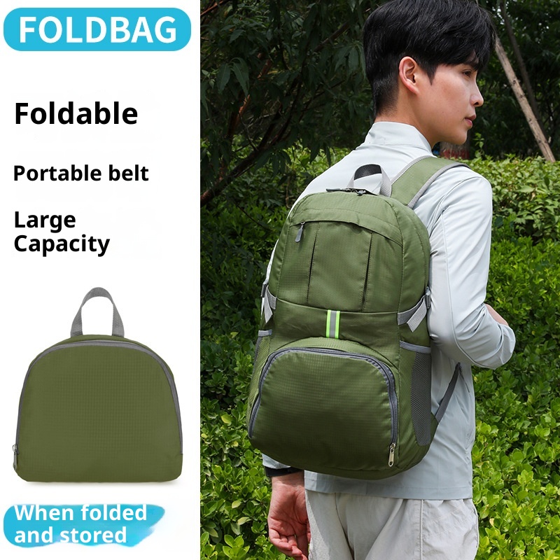 ActiveGo Outdoor Men's And Women's Ultra-light Sports Skin Foldable Backpack Mountaineering Waterproof Travel Large Capacity_voghion.com