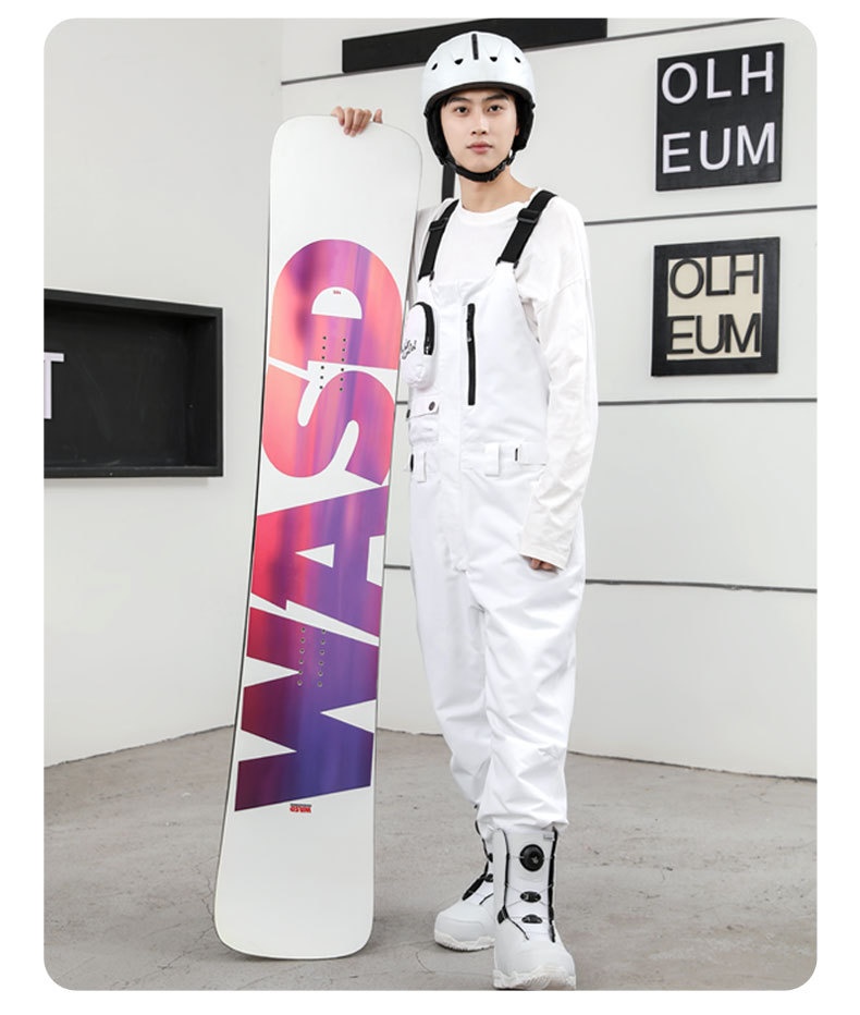 001 Cross-Border Source New Men's And Women's Workwear Personality Snowboard Windproof Waterproof Warm Breathable Ski Bib_voghion.com