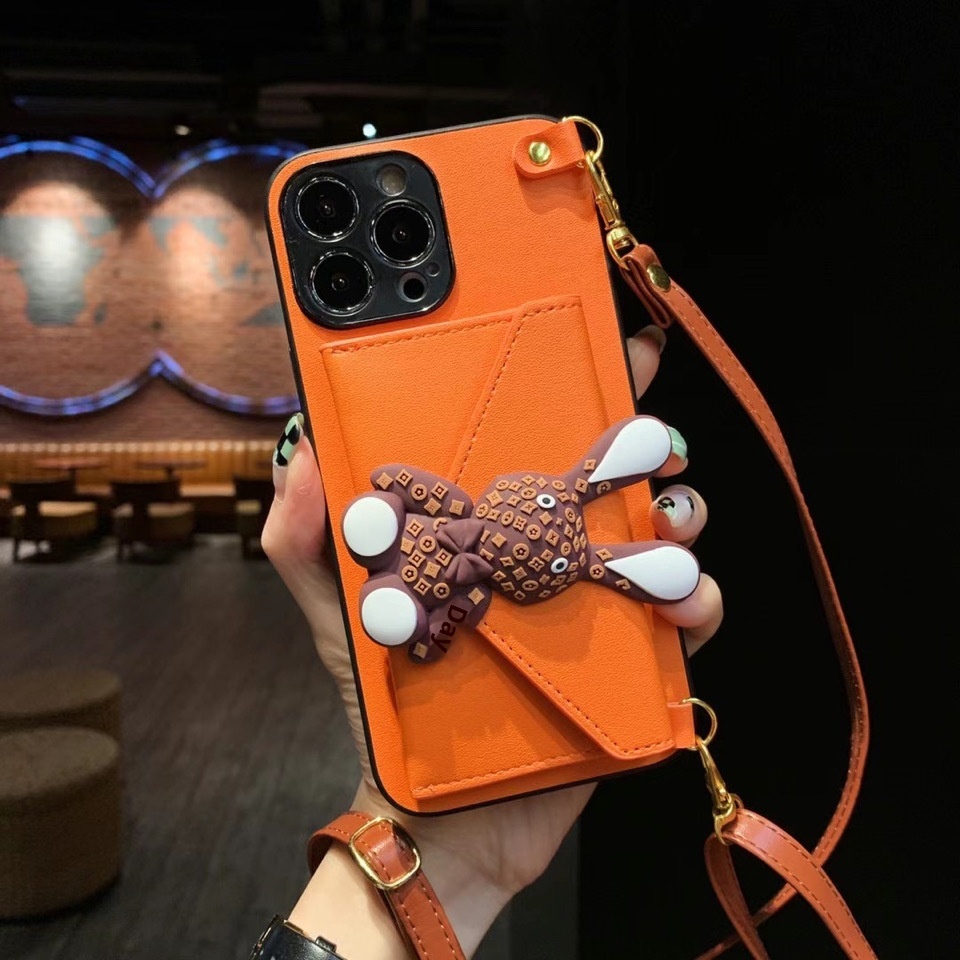 TechGlobe Compatible With Pro Max Coin Crossbody Phone Case IPhone 17 Trendy Fashion Card Holder Protective Cover_voghion.com