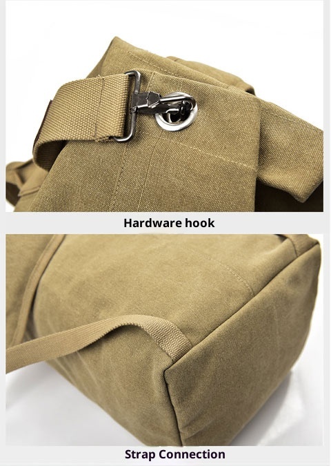 ActiveGo Backpack Double Shoulder Outdoor Travel Ins Super Popular Canvas Bucket Large Capacity Hiking Sports Personality Men's_voghion.com