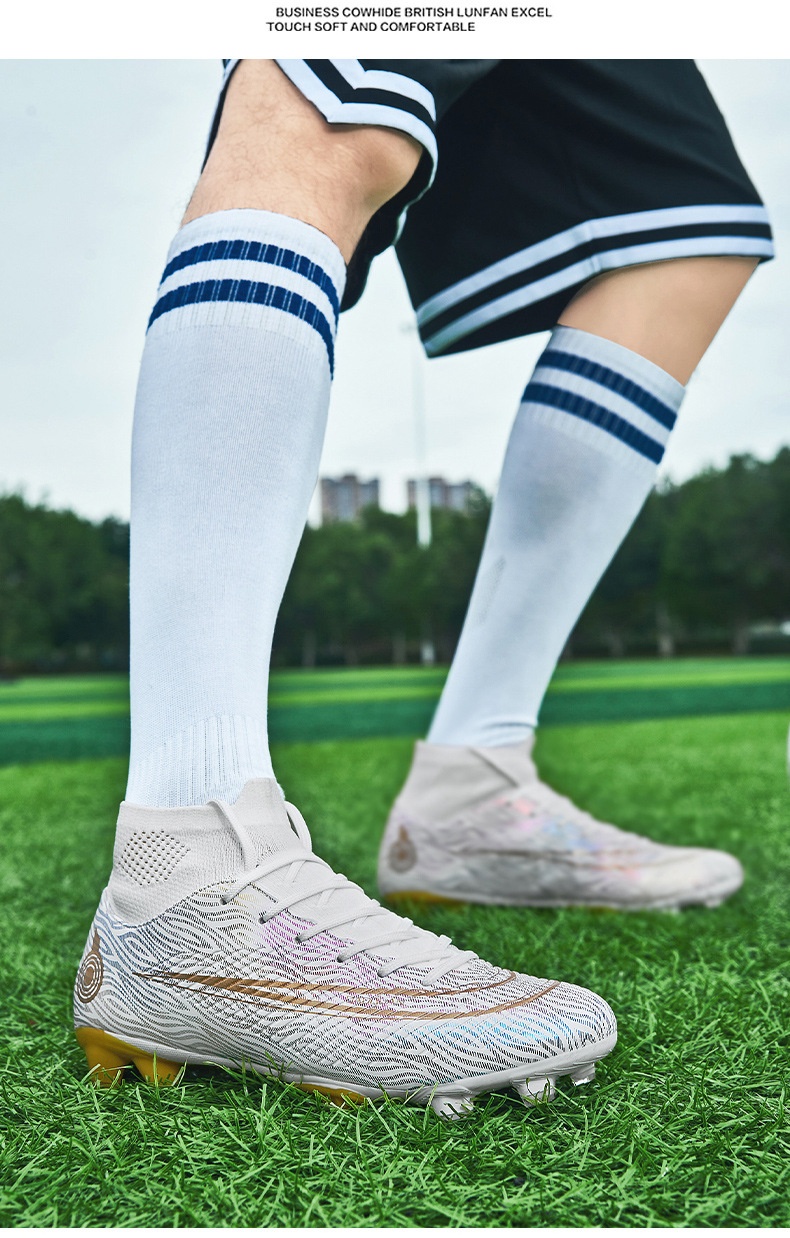 ShoeGlobe Cross-Border Wholesale New Football For Men And Women Students AG Long Cristiano Ronaldo Messi TF Broken Spikes_voghion.com