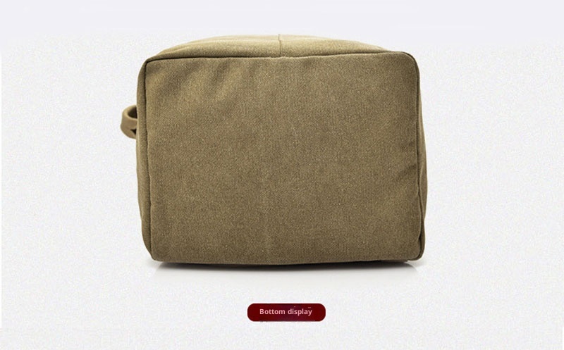Sac à dos ActiveGo Canvas pour homme, sac seau de voyage et de sport en extérieur, grande capacité, idéal pour la randonnée et le sport._voghion.com