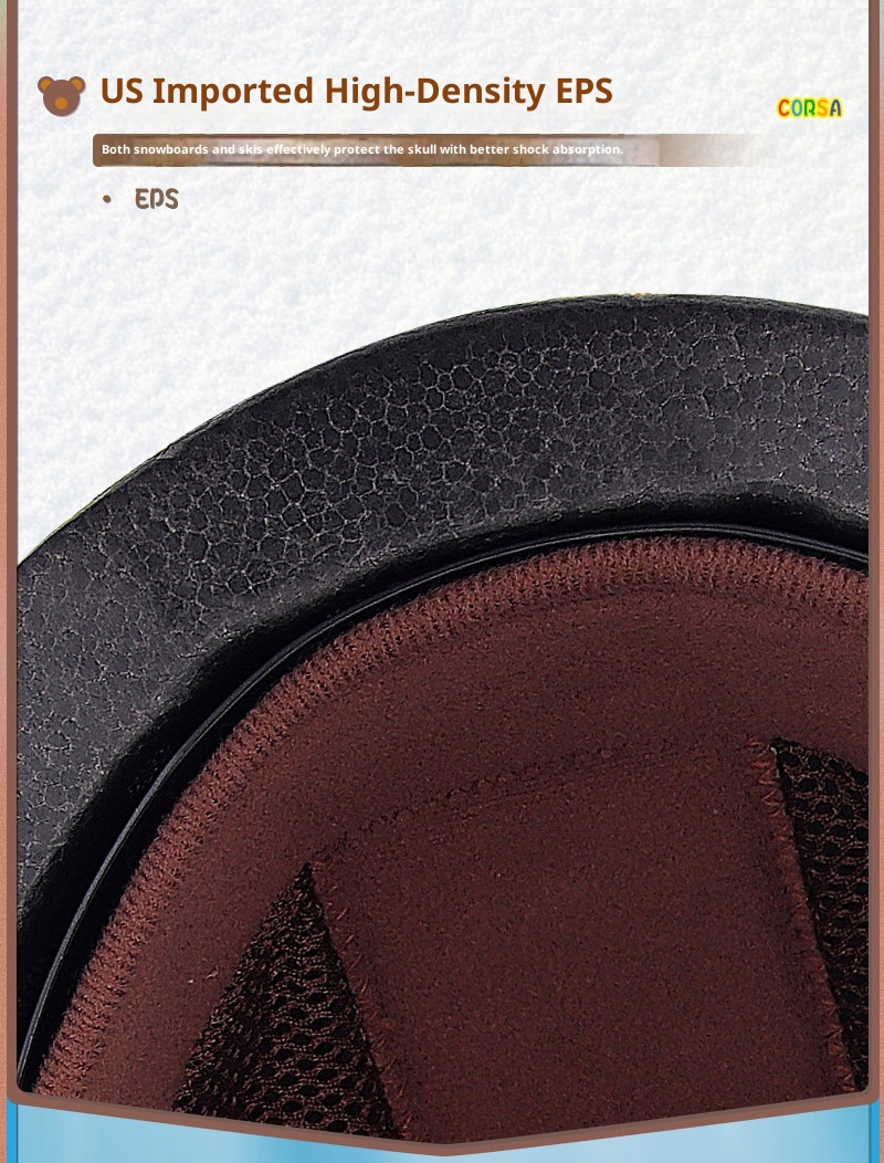 001 CORSA Cooler neuer Snowboard- und Skihelm für Mädchen und Kinder, Schutzausrüstung, warmer und sicherer Skihelm_voghion.com