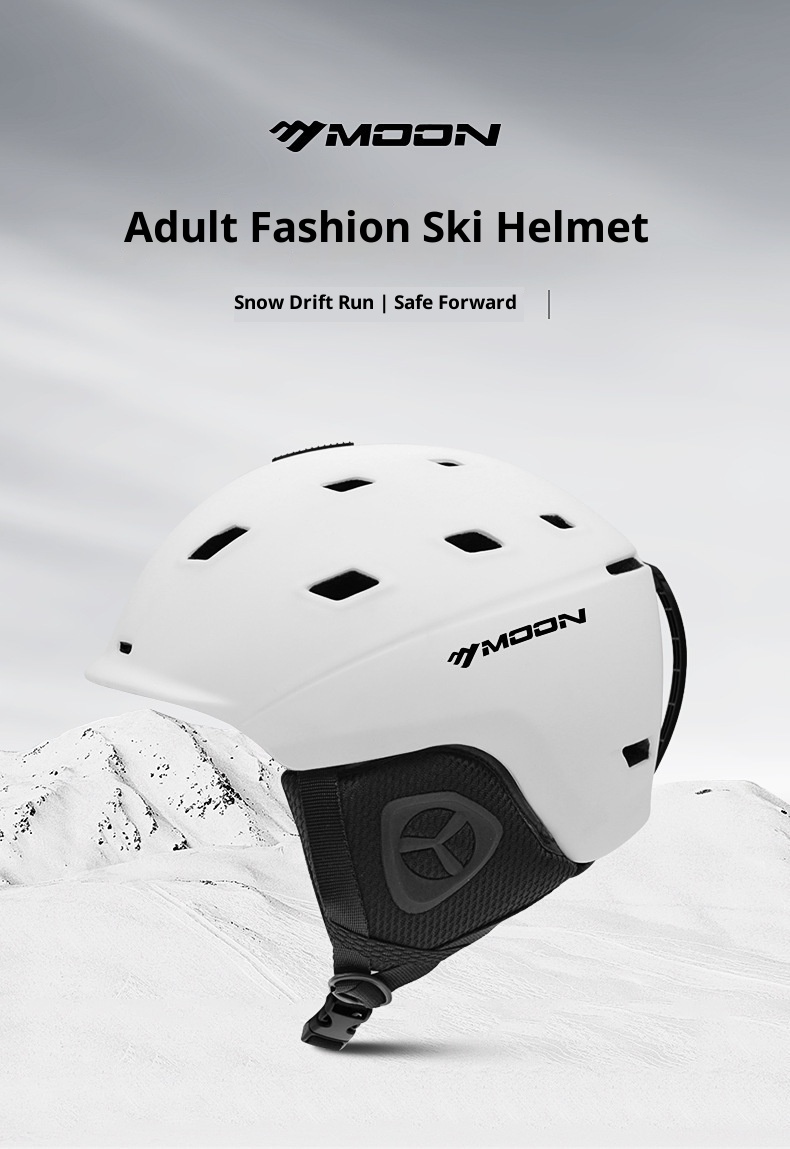 001 Einteiliger Skibrillen-Schutzhelm Outdoor-Skiausrüstung Sportausrüstung Unisex-Schneehelm_voghion.com