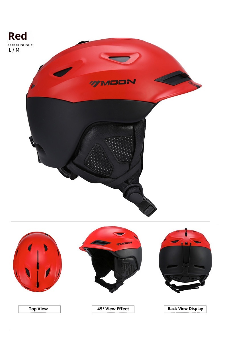 001 Spezial-Skihelm für Damen und Herren, integrierte professionelle Schutzausrüstung für Snowboarden und Skifahren, warm und_voghion.com