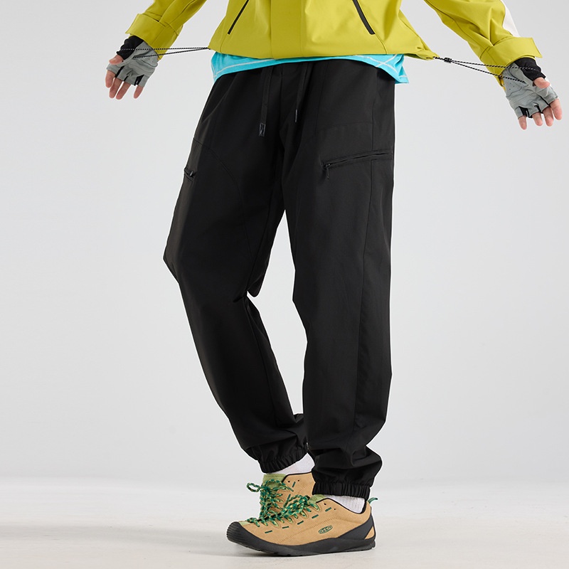 001 Calça feminina três em um, forrada com lã, removível, à prova de vento e impermeável, casual e quente para homens._voghion.com