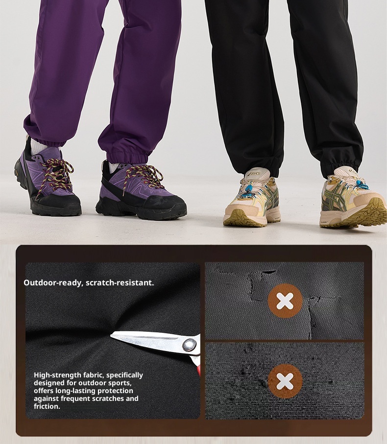 001 Calça feminina três em um, forrada com lã, removível, à prova de vento e impermeável, casual e quente para homens._voghion.com