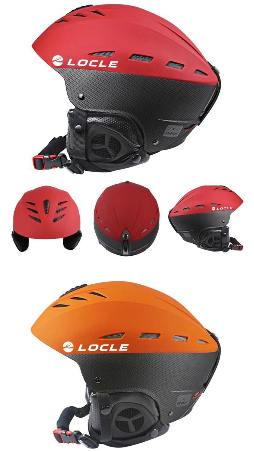 001 LOLE Sicherheits-Snowboardhelm für Erwachsene, Männer, Frauen und Kinder mit integriertem Antikollisionsschutz_voghion.com