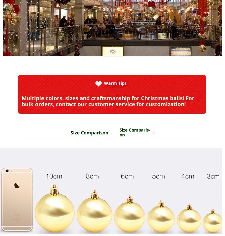 Lillian Green Lemon, decorazione natalizia per vetrine di hotel e ristoranti, in oro galvanizzato, con palline, forniture per le feste_voghion.com