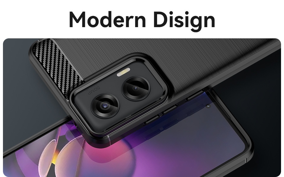 TechGlobe Suitable For MotoG Stylus 2024 Phone G24 MOTO G04 Brushed Anti-drop Protective Cover Soft TPU Case_voghion.com