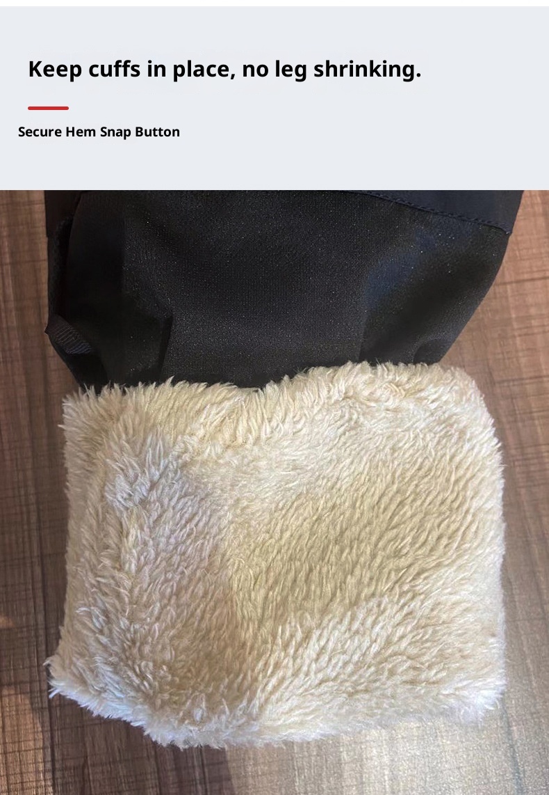 001 Herren Softshell Wanderhose, Outdoor-Hose, Damen Herbst Winter, gefüttert, dick, warm, locker, wasserdicht, Fleece-Skihose_voghion.com