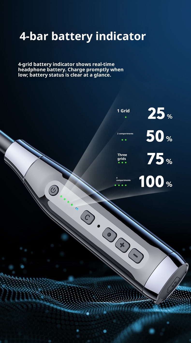 3c A13T Auricolari a quattro altoparlanti stile archetto da collo Nuovo modello privato Transfrontaliero Vendita calda Wireless In-Ear Sport Bluetooth_voghion.com