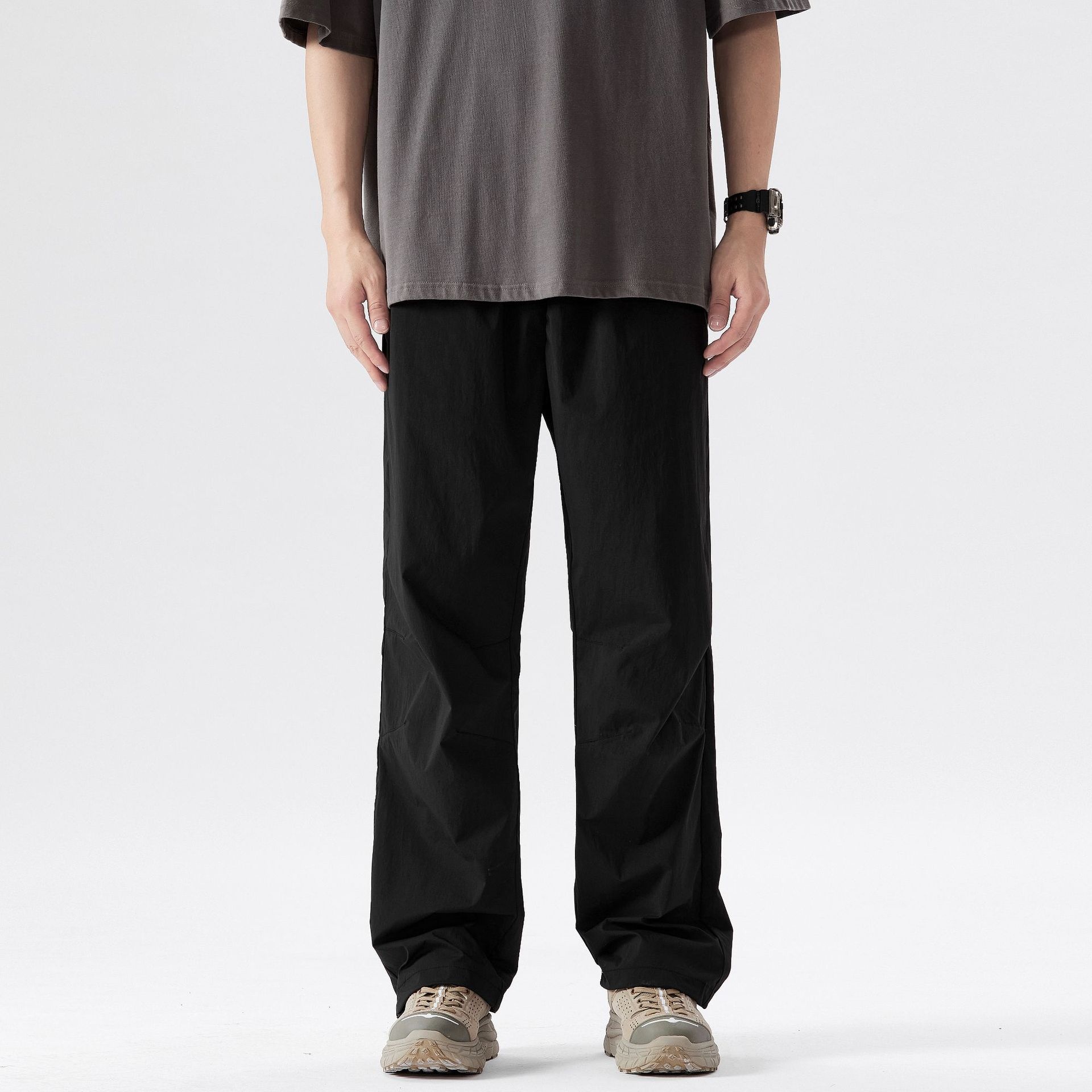 001 Summer Thin Soft Shell Tactical Paratrooper Hiking Long Outdoor Work Waterproof Windproof Pants_voghion.com