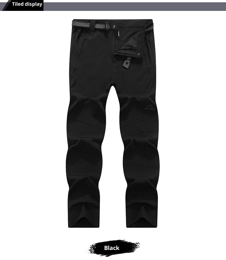 001 Summer Outdoor Men's Quick-Dry Lightweight Breathable Hiking Factory Direct Cross-Border Waterproof Multi-Pocket Pants_voghion.com