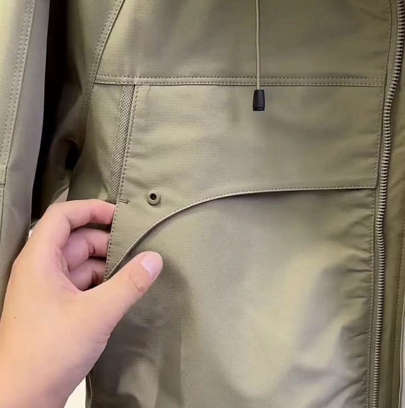 boy Factory Direct Hooded Loose Padded Windproof Thickened Double Cotton Softshell Jacket Men's Workwear Warm Winter_voghion.com