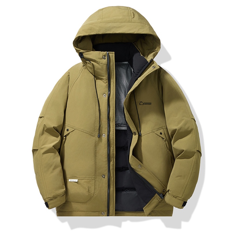 boy Cross-Border Winter Down Jacket Hooded Casual Versatile Fashion Workwear Men's Plus Size Windproof Warm Coat Men_voghion.com