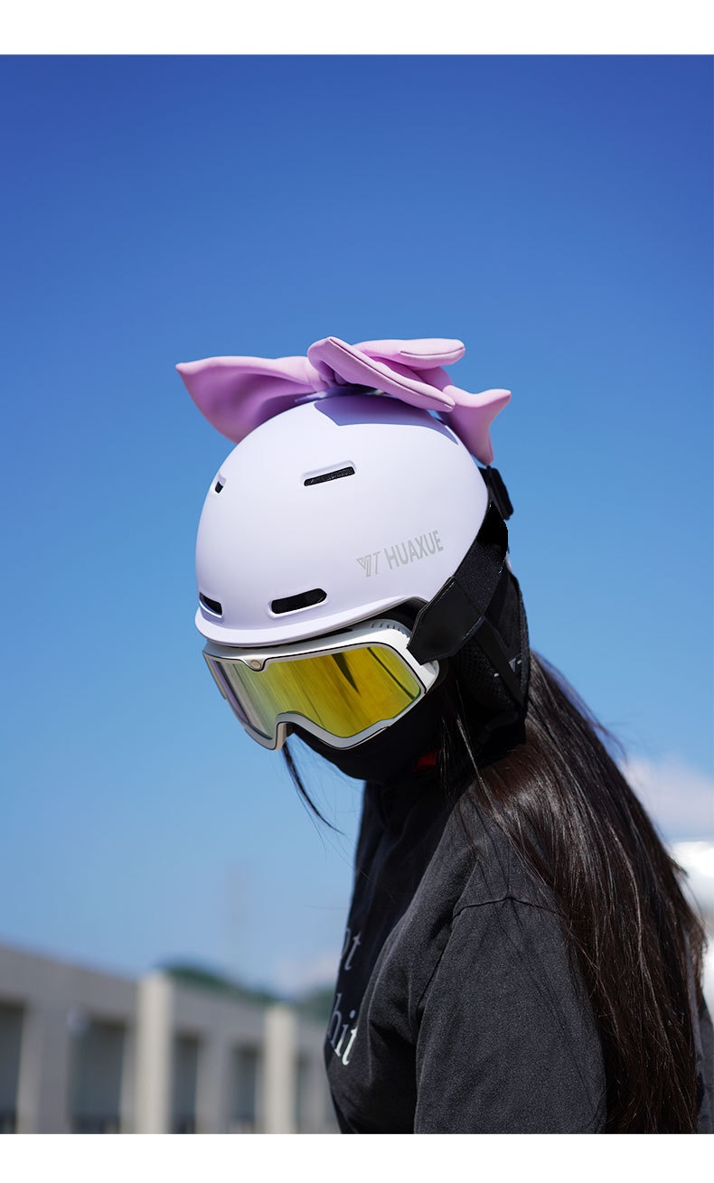001 MAHAER Ski- und Snowboardausrüstung Schutzausrüstung für Damen und Herren Warmer Antikollisionshelm Schneekappe_voghion.com