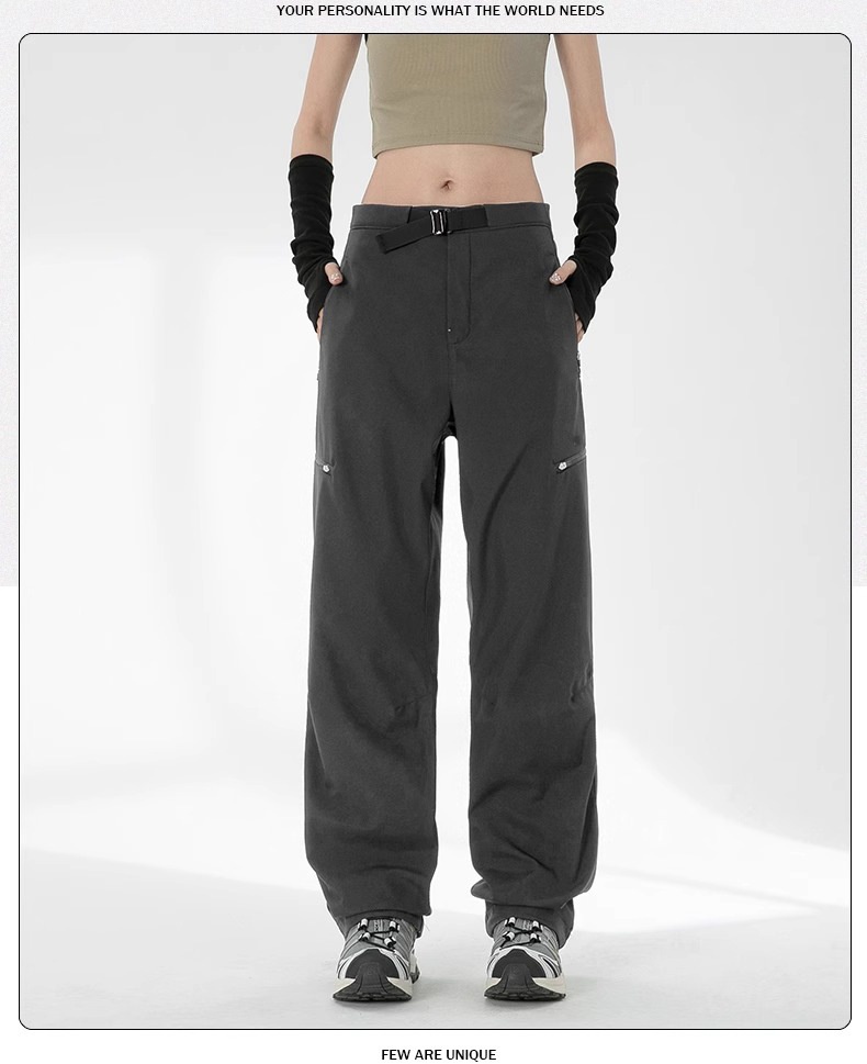 001 Calças de Trabalho Casuais Femininas Woodpecker Workwear, Novas para o Verão, Resistentes ao Vento e Impermeáveis, para Caminhadas, para Homens de Baixa Estatura_voghion.com