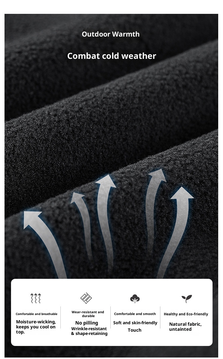 001 Outdoor Sports Casual Softshell For Men, Autumn Winter Fleece-Lined Thickened Warm Hiking Pants, Waterproof And_voghion.com