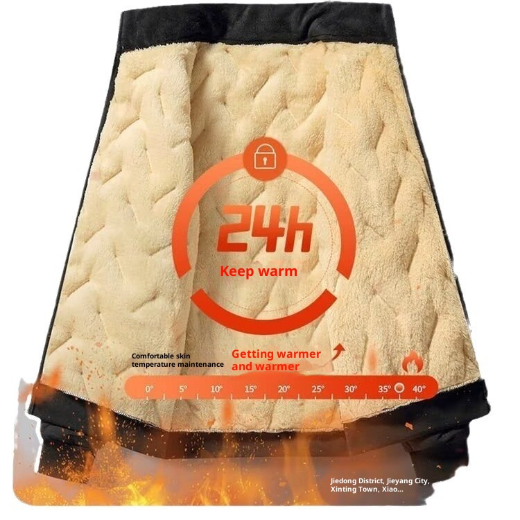 boy Source Manufacturer Plus Size Ultrasonic Lamb Wool Men's Warm Thickened Coat Casual Loose Outerwear Cotton Padded Jacket_voghion.com