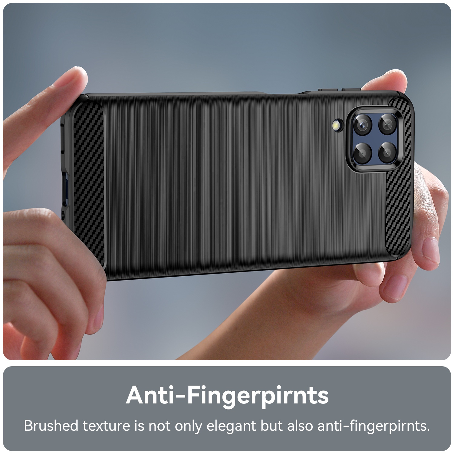 TechGlobe - Funda protectora suave cepillada de cobertura completa para Galaxy Jump2 y Samsung M53_voghion.com