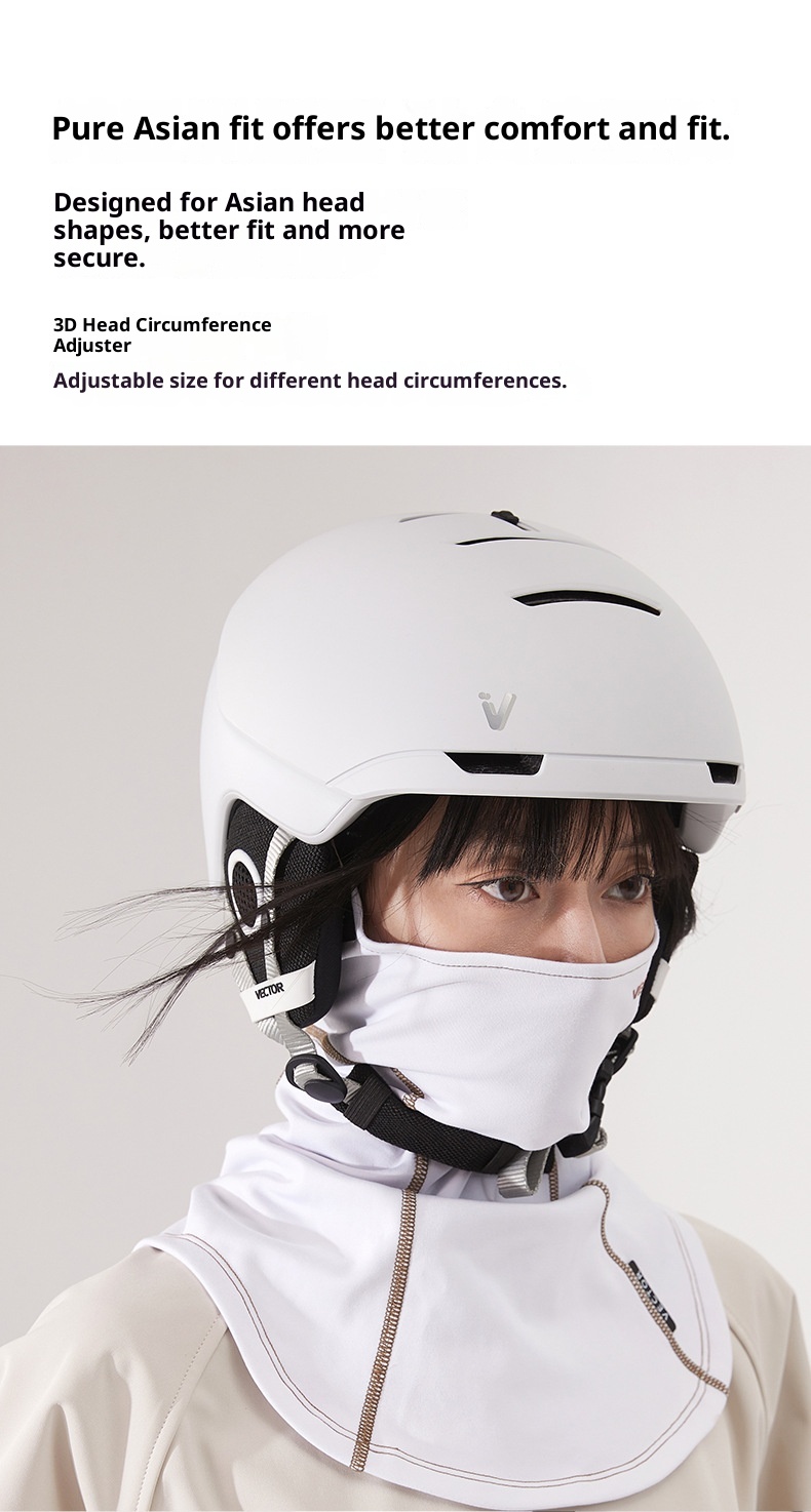 001 VECTOR Ski Anti-Collision Streamlined Split Protection Sports Outdoor Professional Snow Helmet Unisex_voghion.com