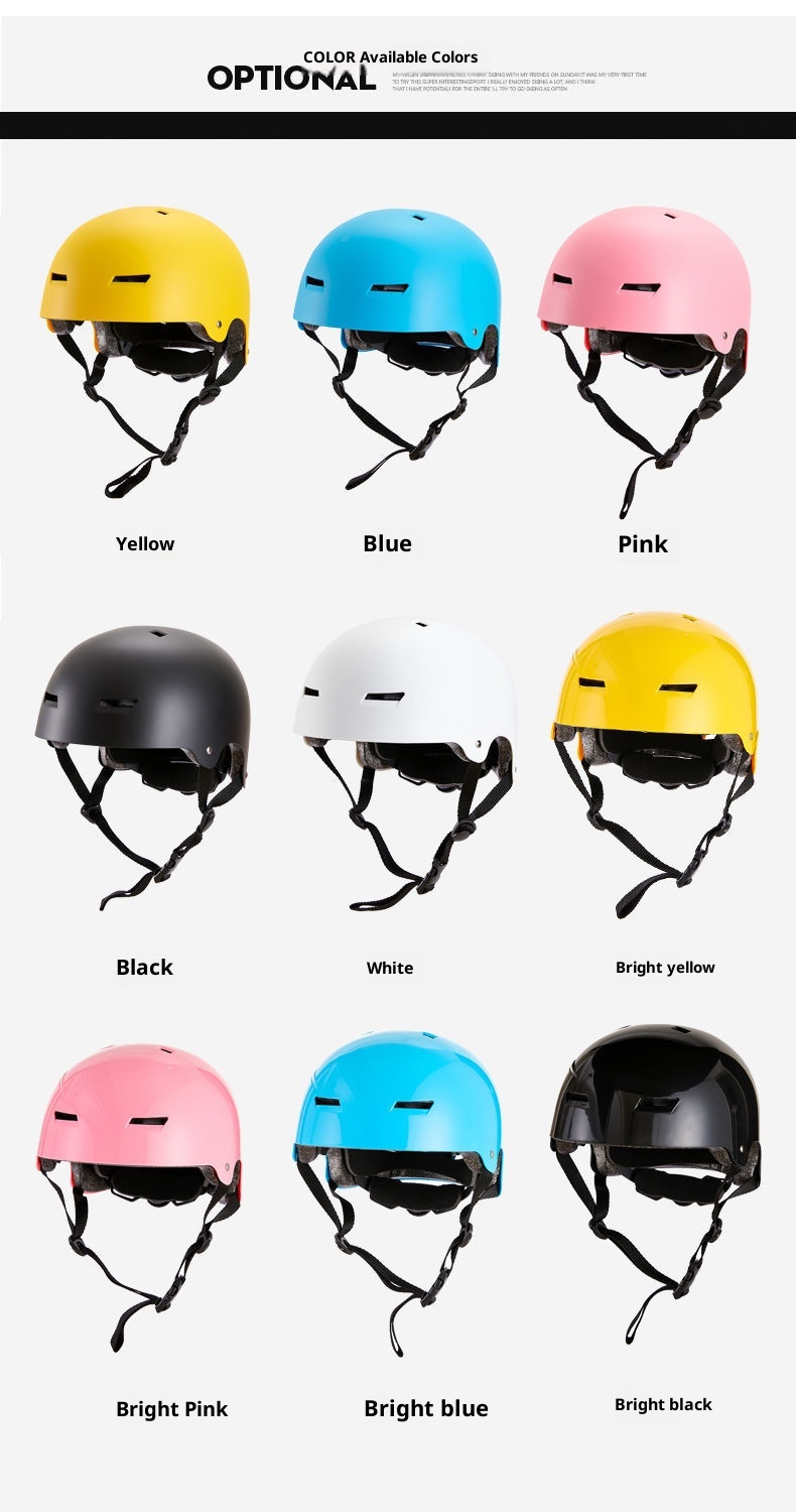 001 Elektroroller Unisex Drift Skateboard Street Dance Rollschuhhelm Erwachsene Ski- und Reitkappe_voghion.com