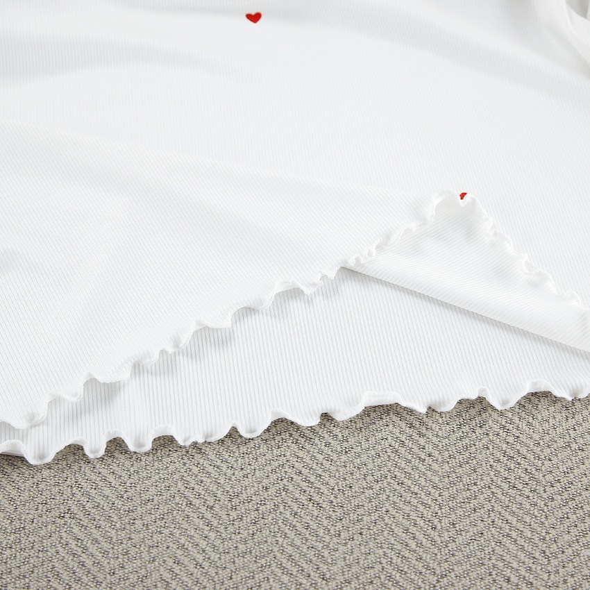 ChicShe 2025 Europäische und amerikanische Frühlings-Strick-Hausmode für Damen, Herzmuster-Ärmel, lange Hose, lockerer zweiteiliger Pyjama_voghion.com