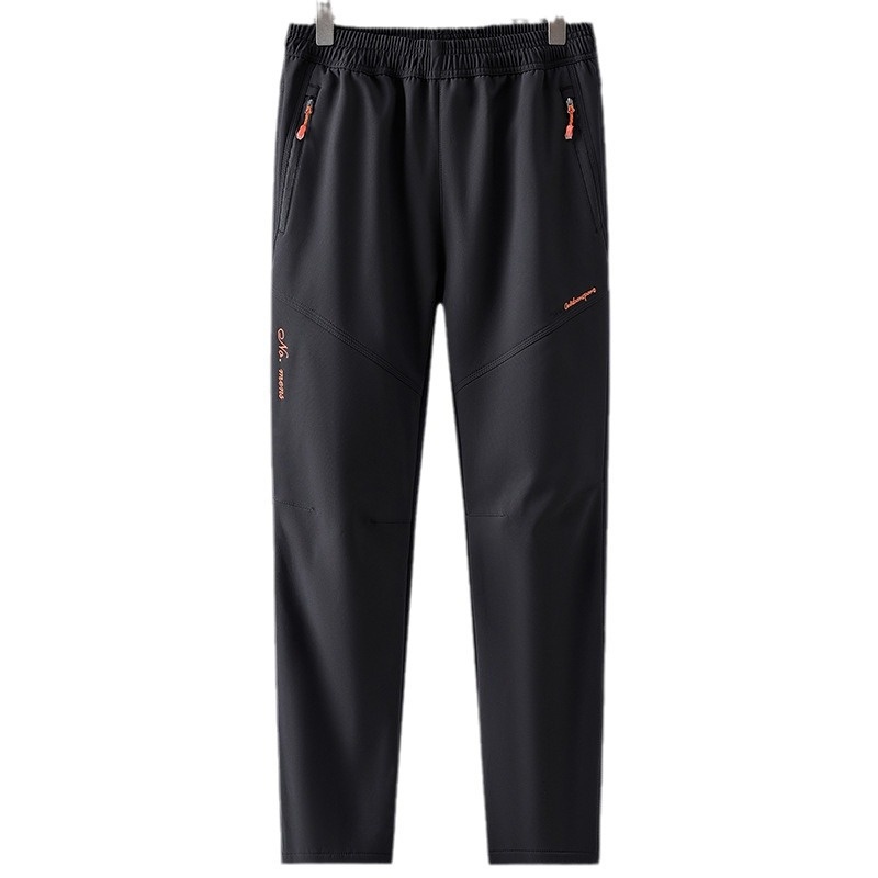 Calças compridas grossas, impermeáveis e à prova de vento, com forro de lã quente, ideais para homens no outono e inverno, para caminhadas e trekking._voghion.com