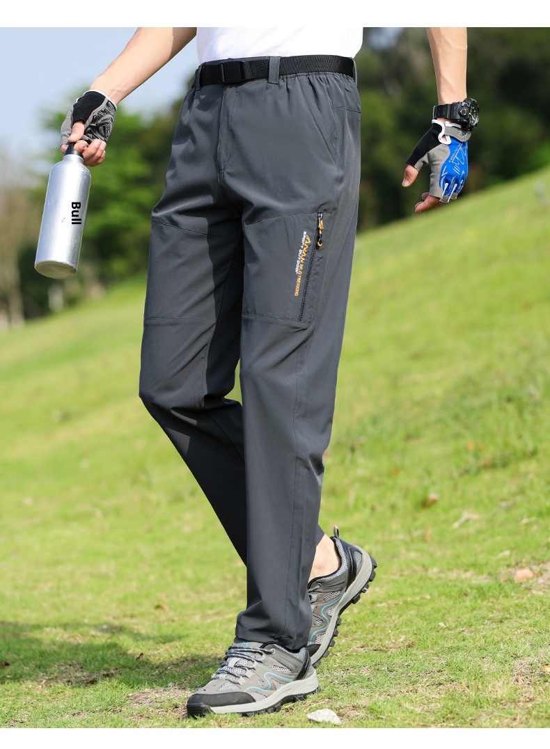 001 Leichtes Sommerwanderoutfit in Übergröße für Damen und Herren, dehnbar, winddicht, schnelltrocknend, ideal für Outdoor-Sportarten._voghion.com