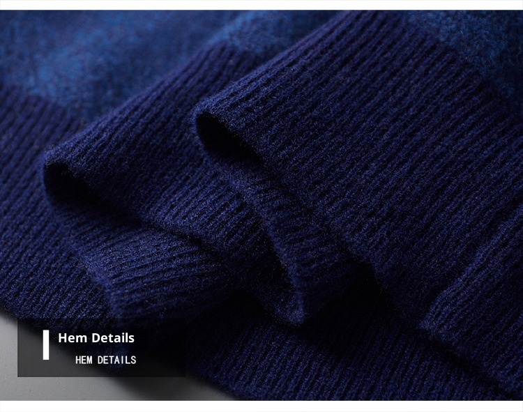 Ragazzo Ragazzo Autunno Inverno Cardigan in lana di medio spessore con scollo a V da uomo Color-Block Sho Maglione a maniche lunghe Giacca casual ampia Base_voghion.com