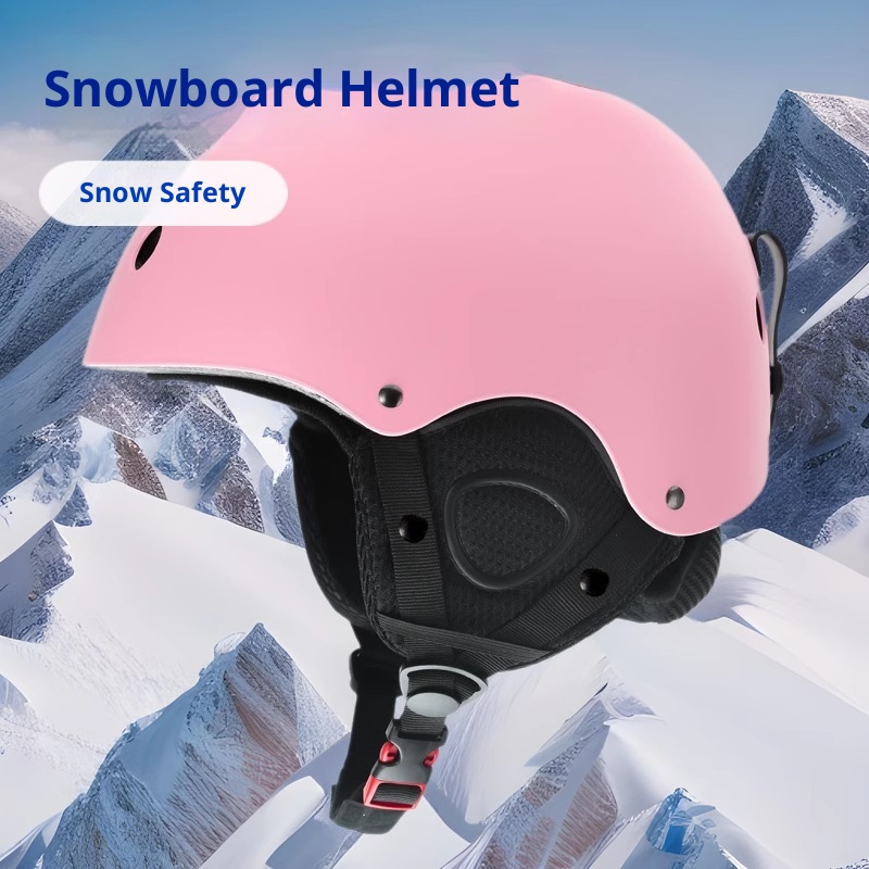 001 Professioneller, winddichter, warmer, stoßfester Skihelm für Damen und Herren mit Gehörschutz für Erwachsene und Kinder._voghion.com