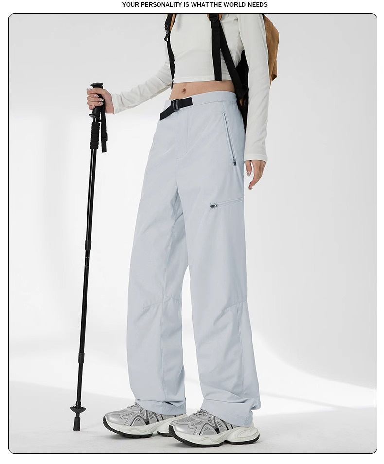 001 Calças de Trabalho Casuais Femininas Woodpecker Workwear, Novas para o Verão, Resistentes ao Vento e Impermeáveis, para Caminhadas, para Homens de Baixa Estatura_voghion.com