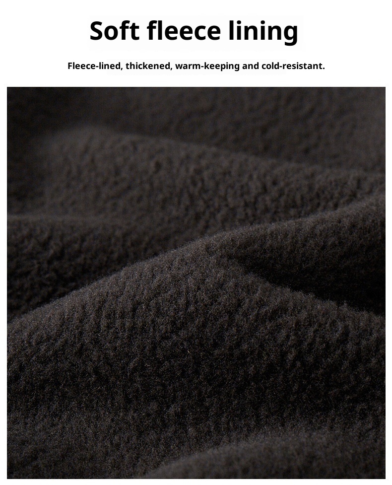 Calças compridas grossas, impermeáveis e à prova de vento, com forro de lã quente, ideais para homens no outono e inverno, para caminhadas e trekking._voghion.com