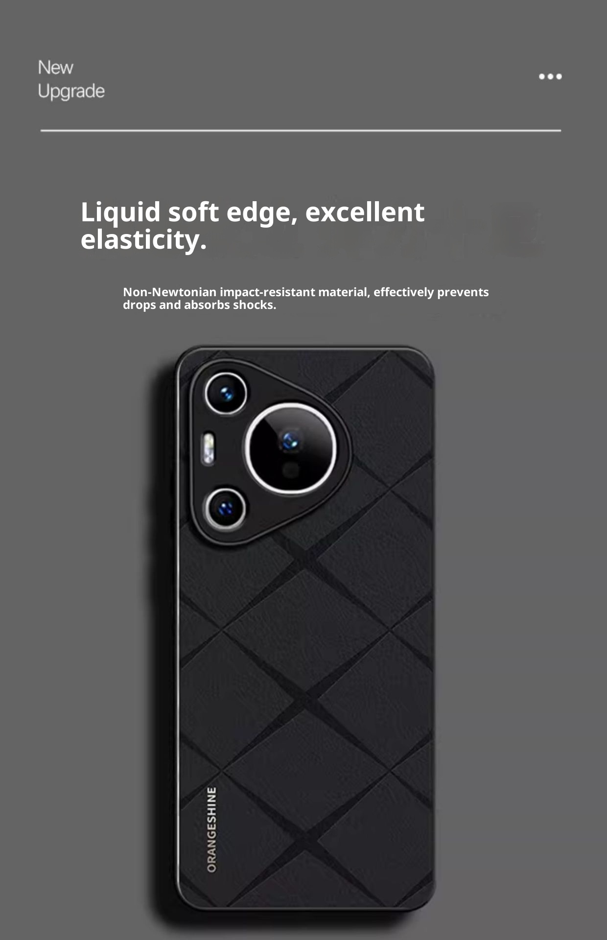 TechGlobe Compatible With Huawei Pura70 Phone Case Pura70pro New Plain Leather Protective Cover P70ultra Full Coverage 60/50_voghion.com