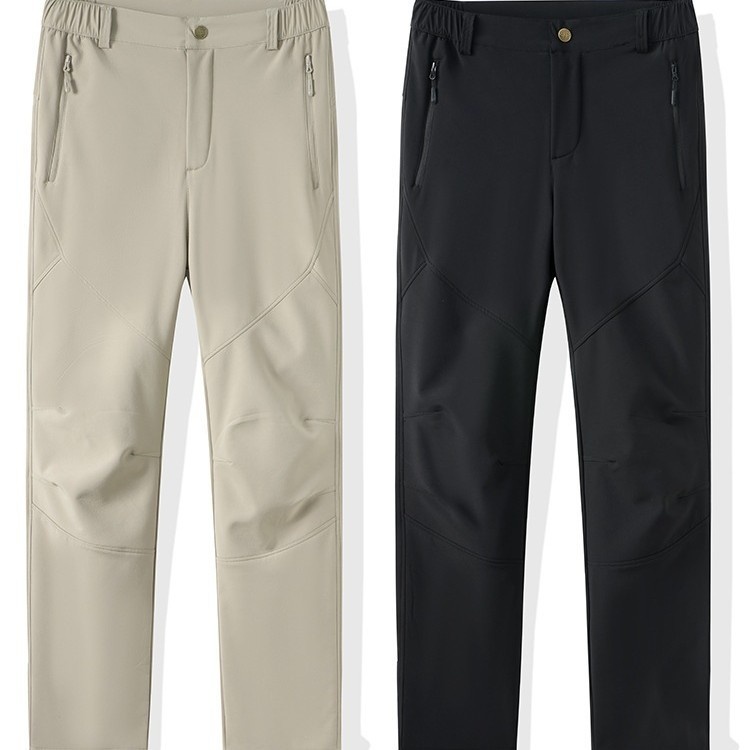 001 Autumn Winter Softshell For Men And Women, Water-Resistant, Windproof, Outdoor Fleece-Lined, Thickened, Soft Shell,_voghion.com