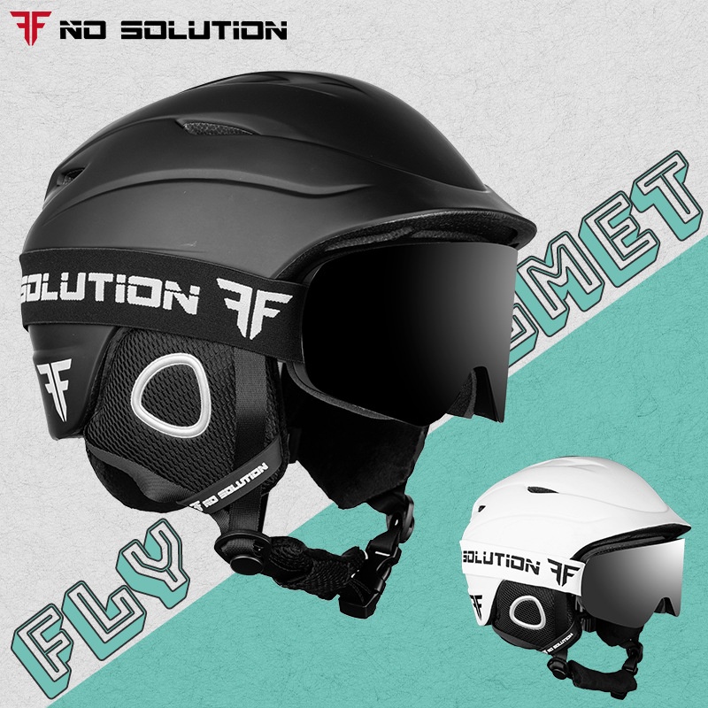 001 All-in-One Professional Ultra-Light Snowboard Snow Adjustable Thickened Ski Helmet Warm And Comfortable_voghion.com