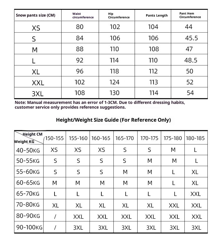 Salopette unisexe 001 pour sports de plein air, ski, automne-hiver, coupe-vent, imperméable, chaude et épaisse, snowboard, alpinisme, randonnée_voghion.com