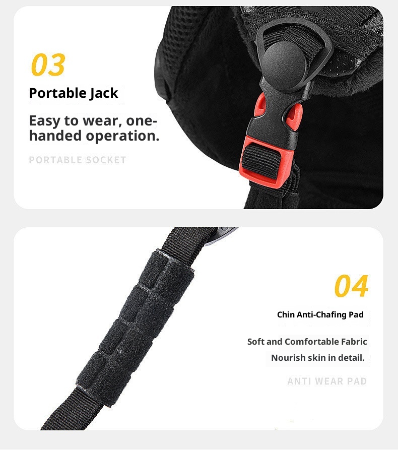 001 Professional Ski Helmet Hat Snow Goggles Integrated For Men Women Adults And Children Full Set Safety Gear_voghion.com